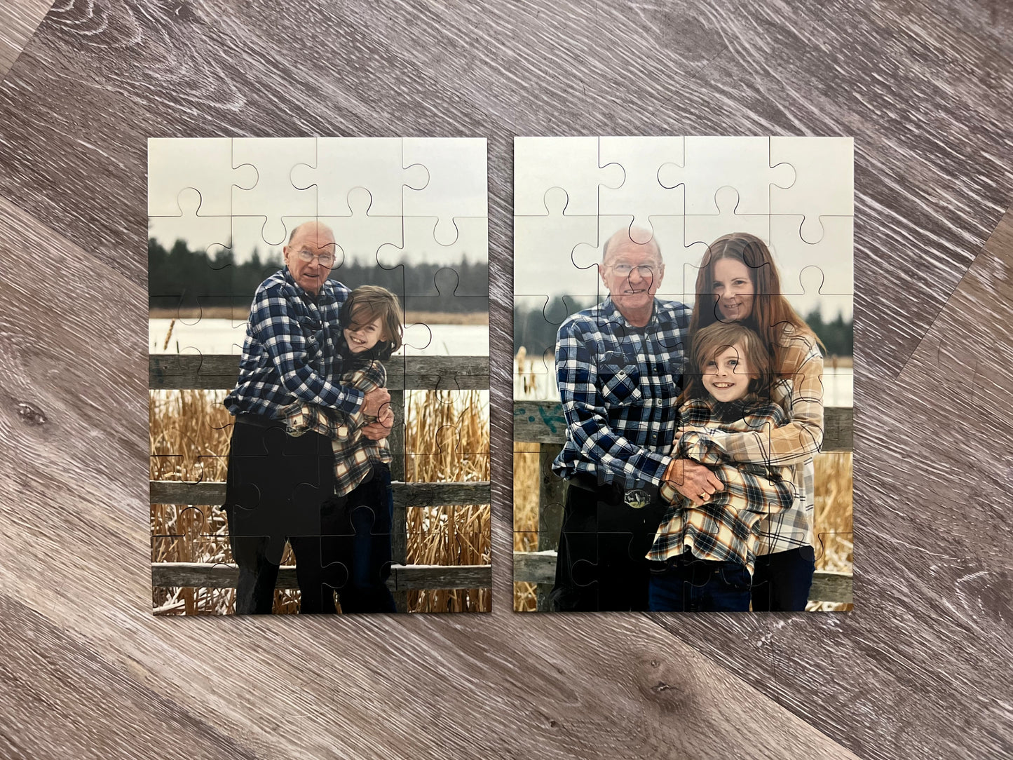 Custom MDF photo puzzles