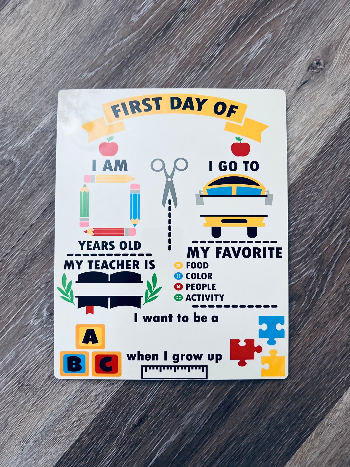 Dry Erase School Boards
