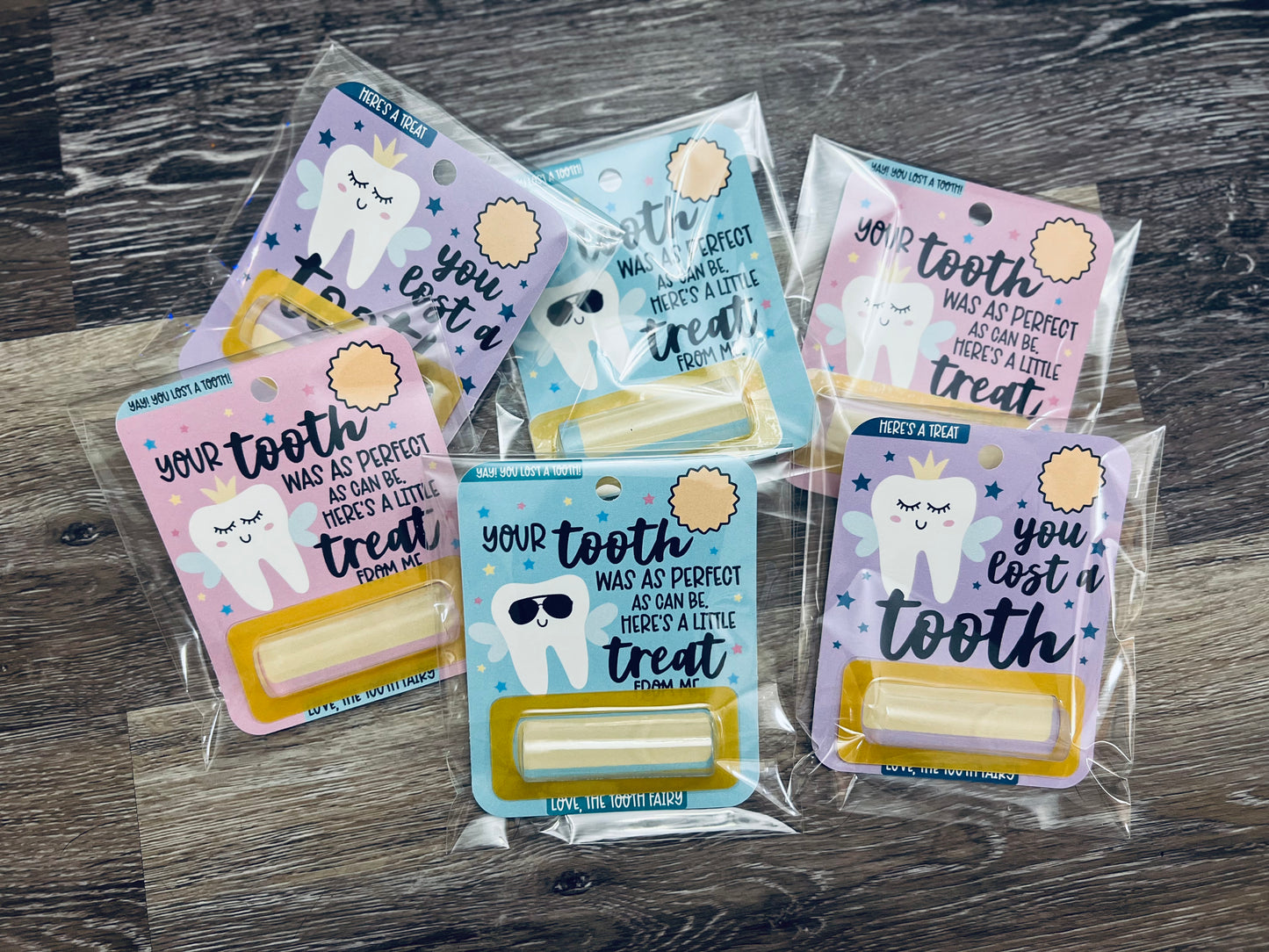 Tooth fairy money cards