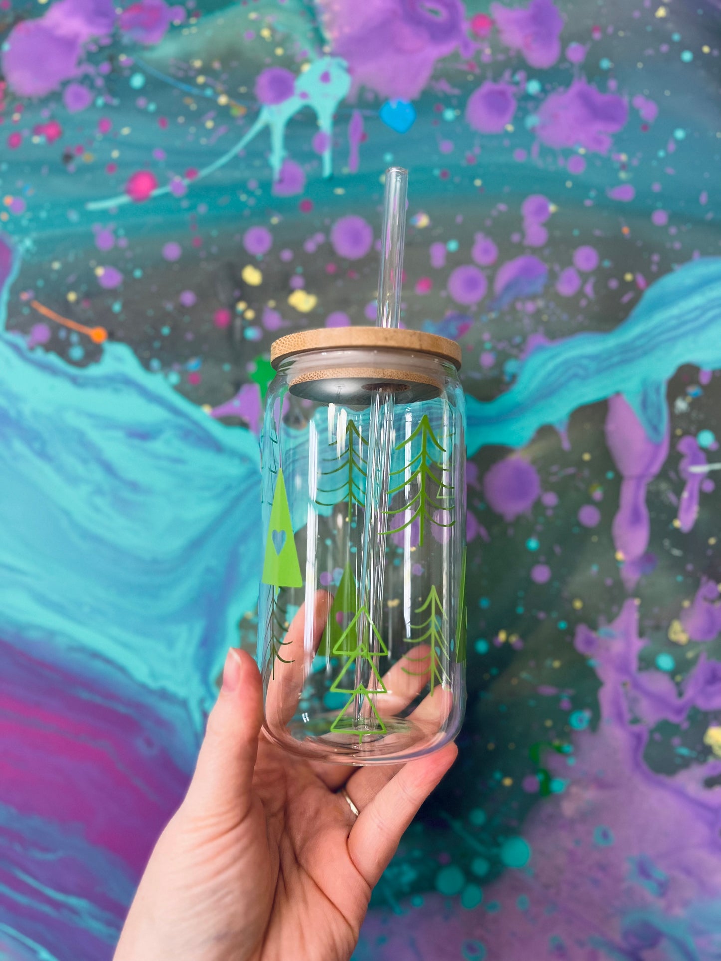 16oz vinyl glass cups