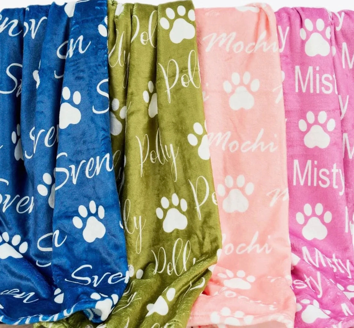 Personalized Name Blankets