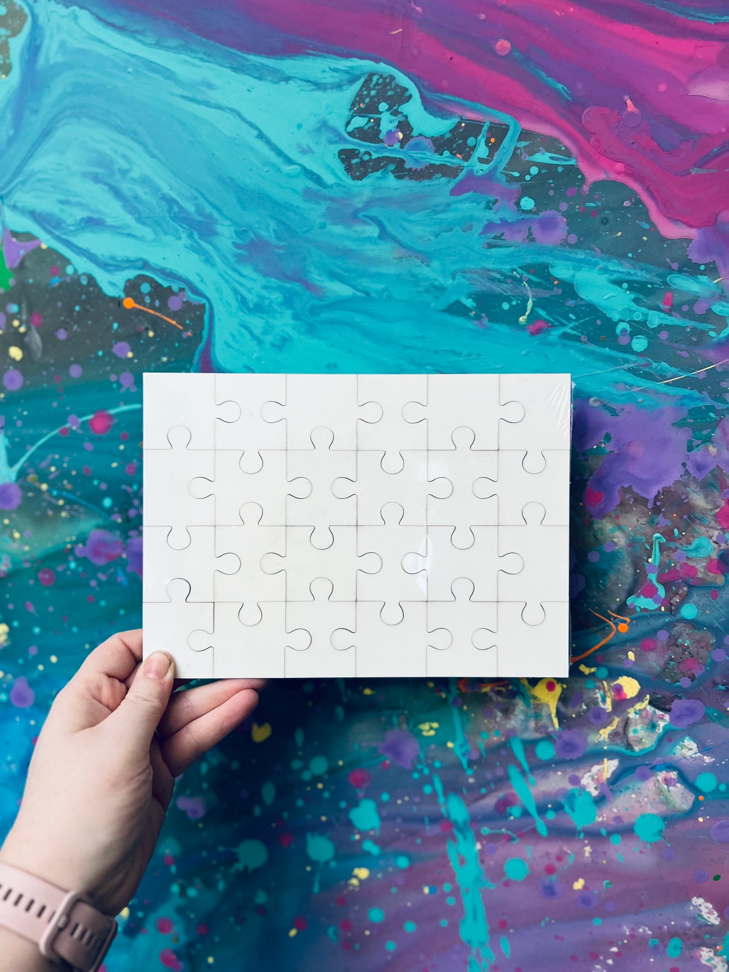 Custom MDF photo puzzles