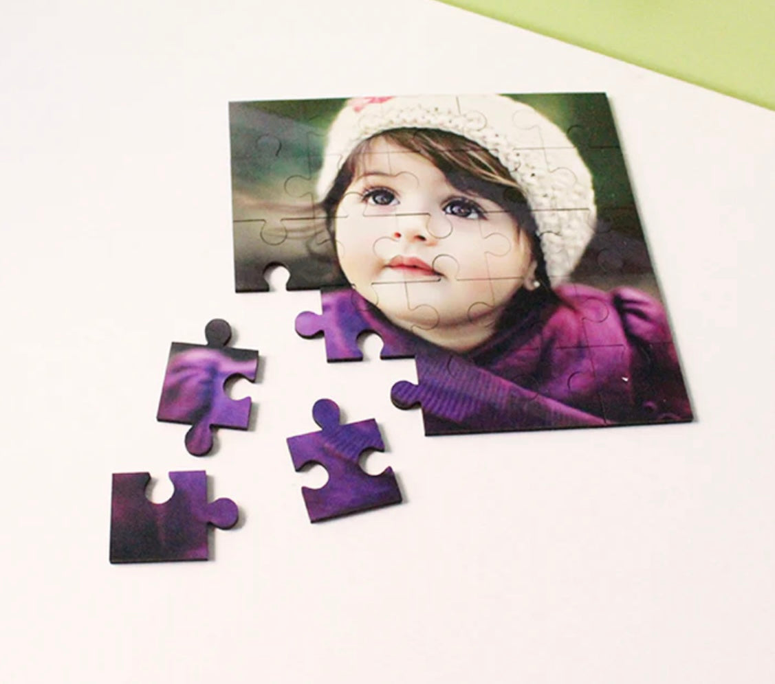 Custom MDF photo puzzles