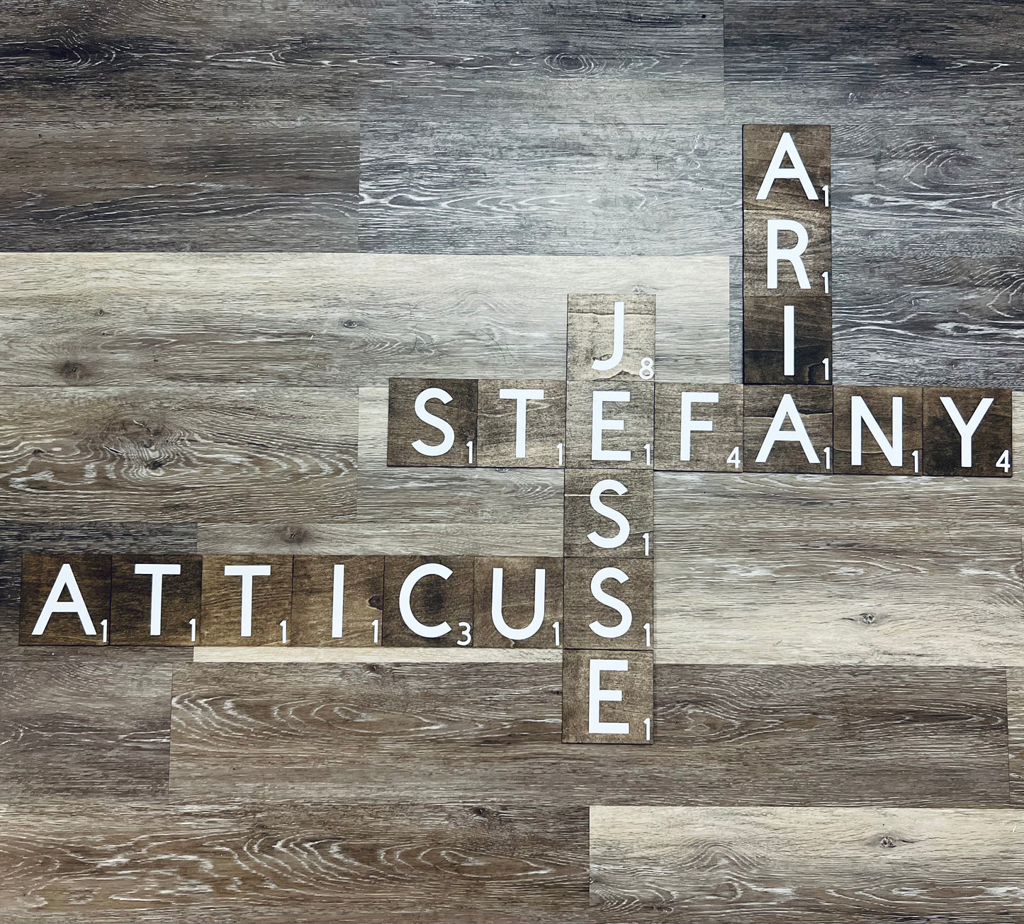 Scrabble Tile Wall Pieces