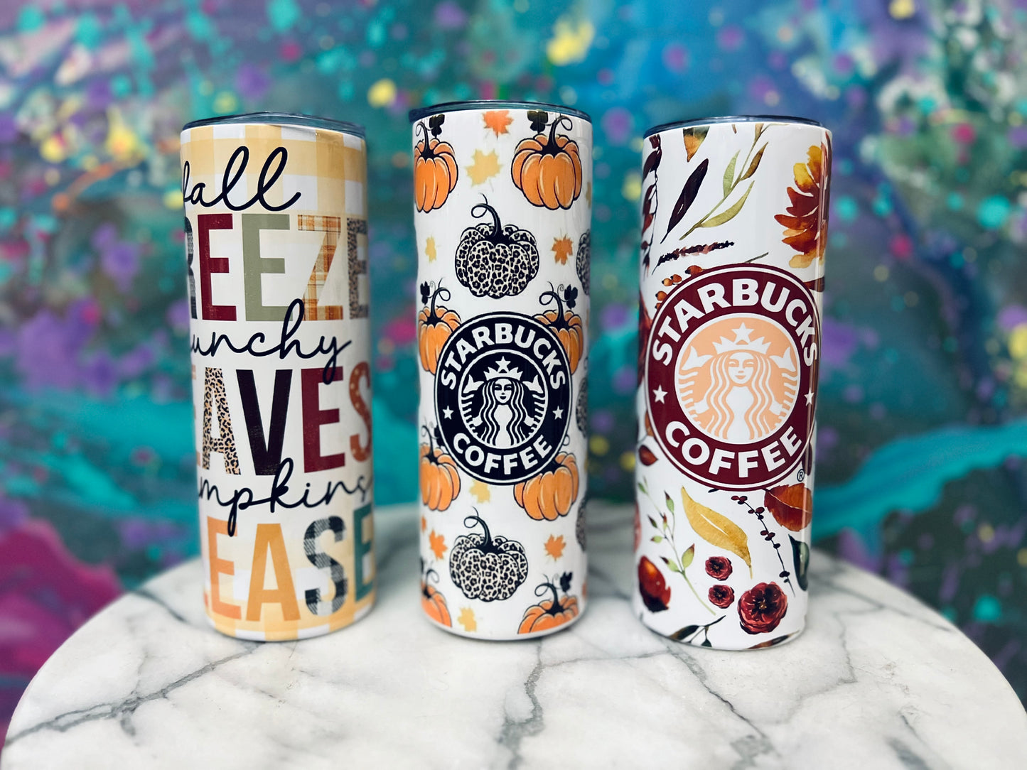 Fall / Halloween tumblers