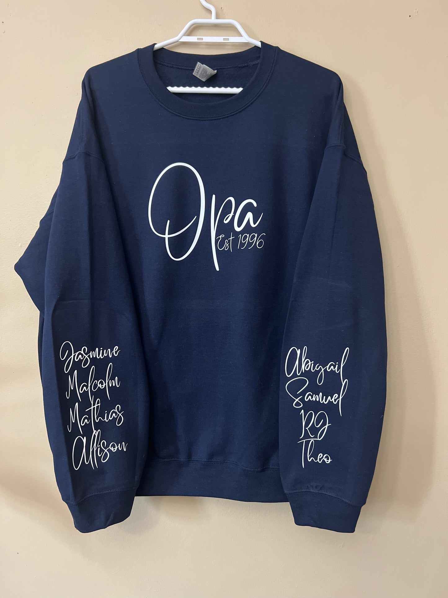 Custom crewnecks