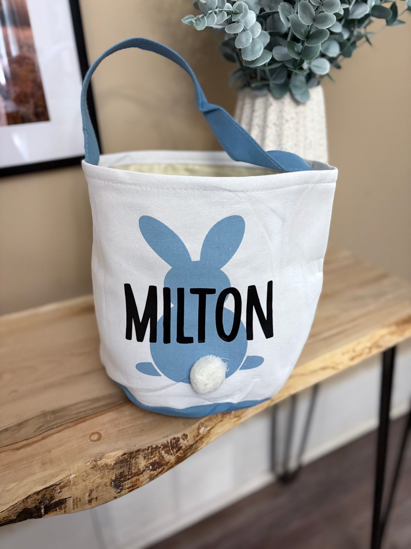 Pompom Easter baskets