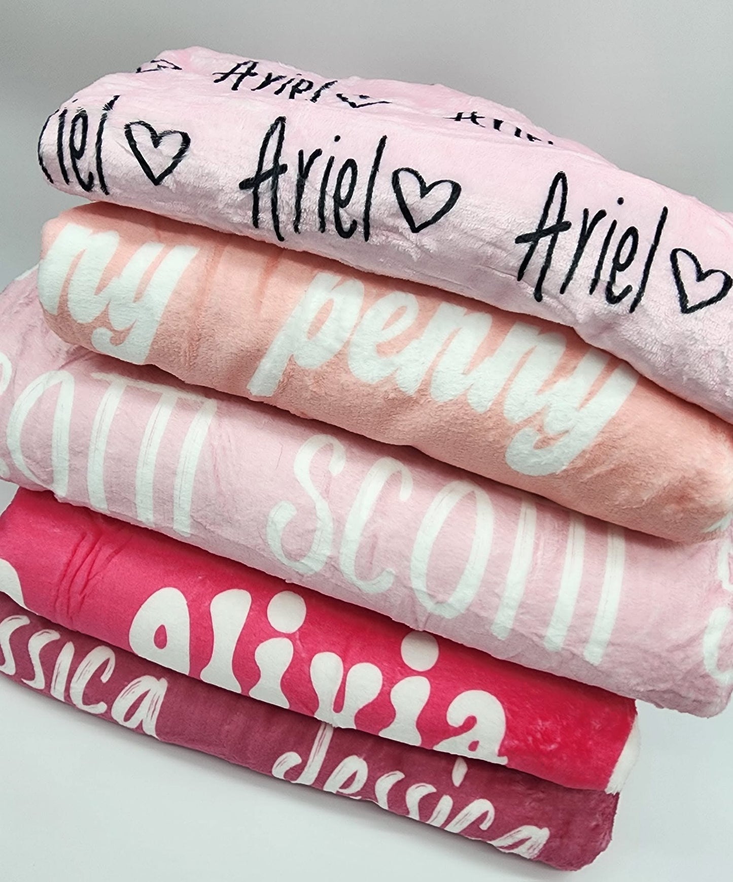 Personalized Name Blankets