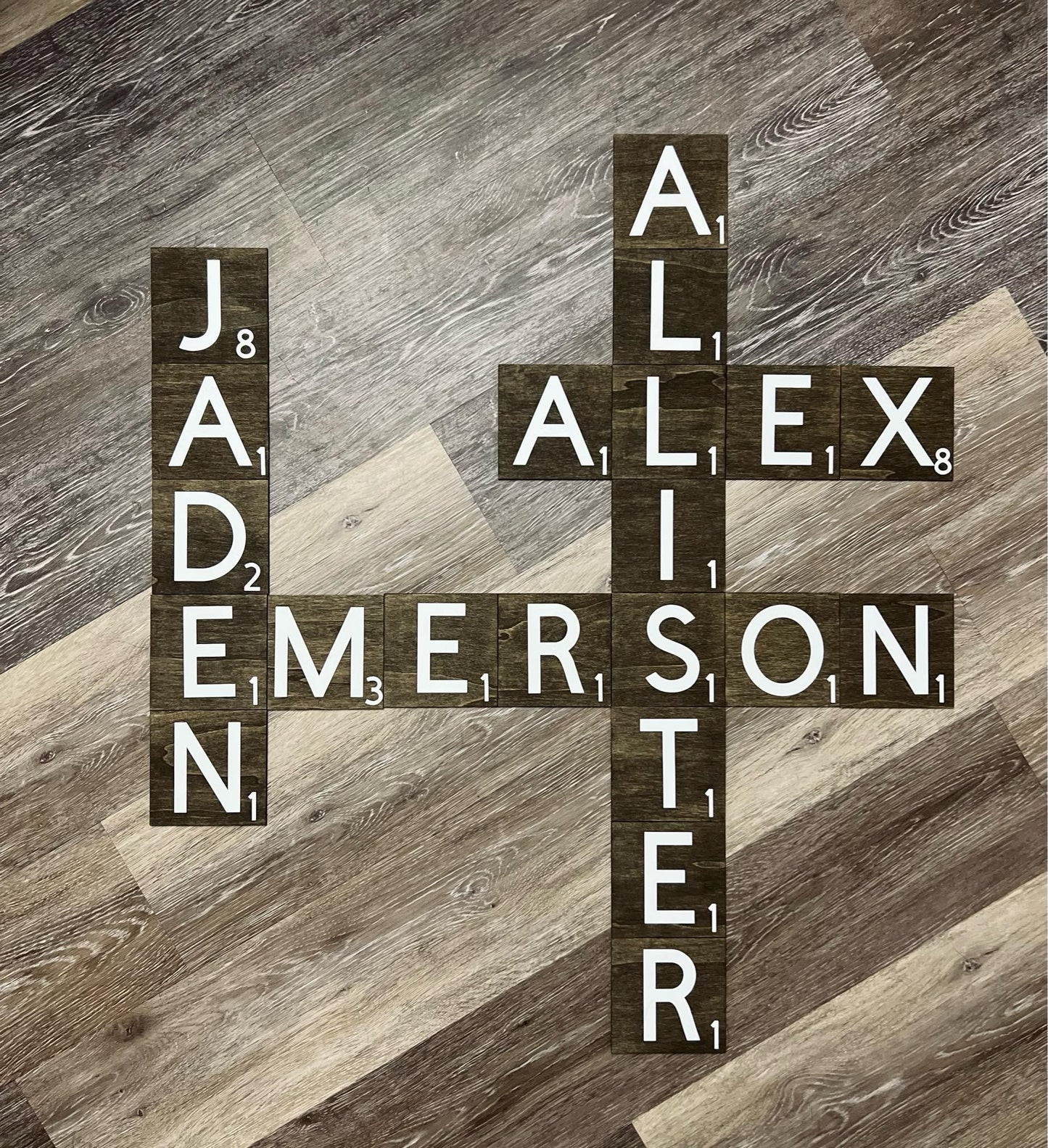 Scrabble Tile Wall Pieces