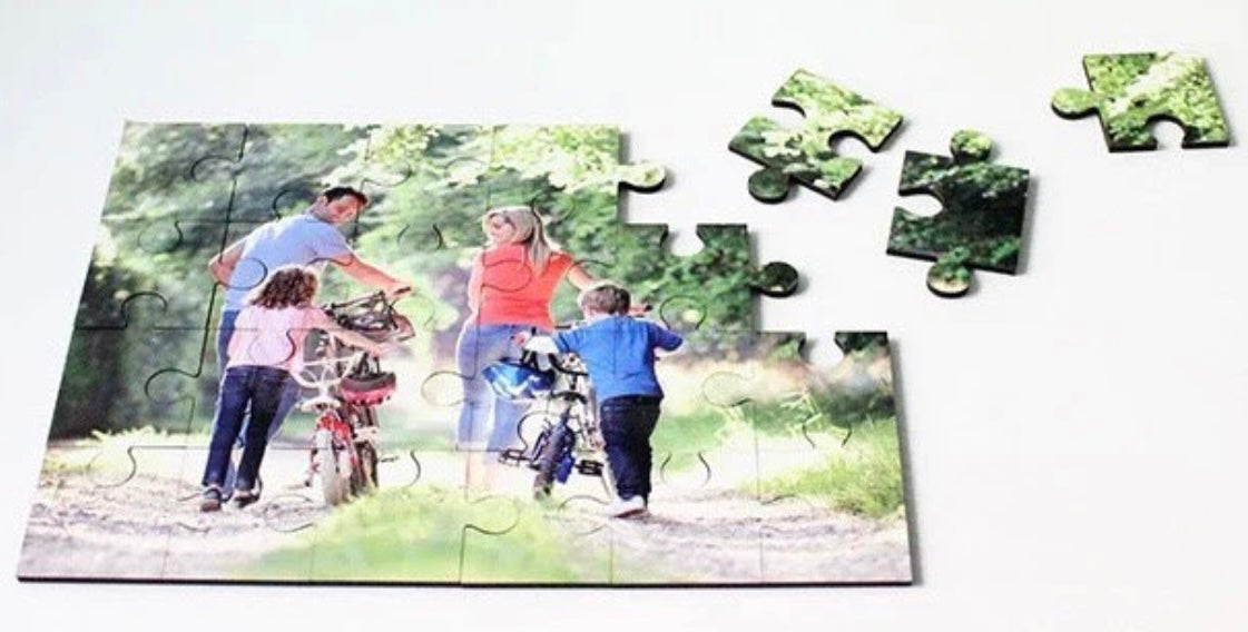 Custom MDF photo puzzles