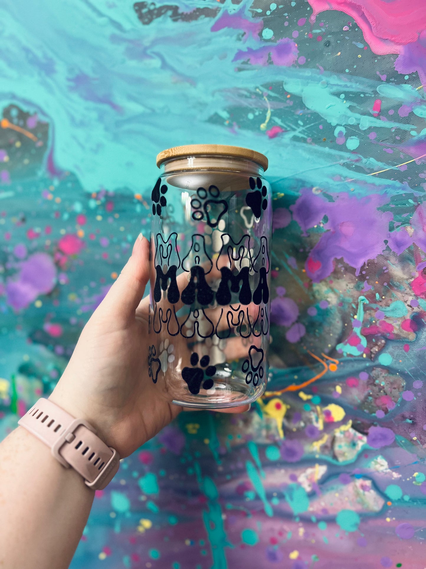16oz vinyl glass cups
