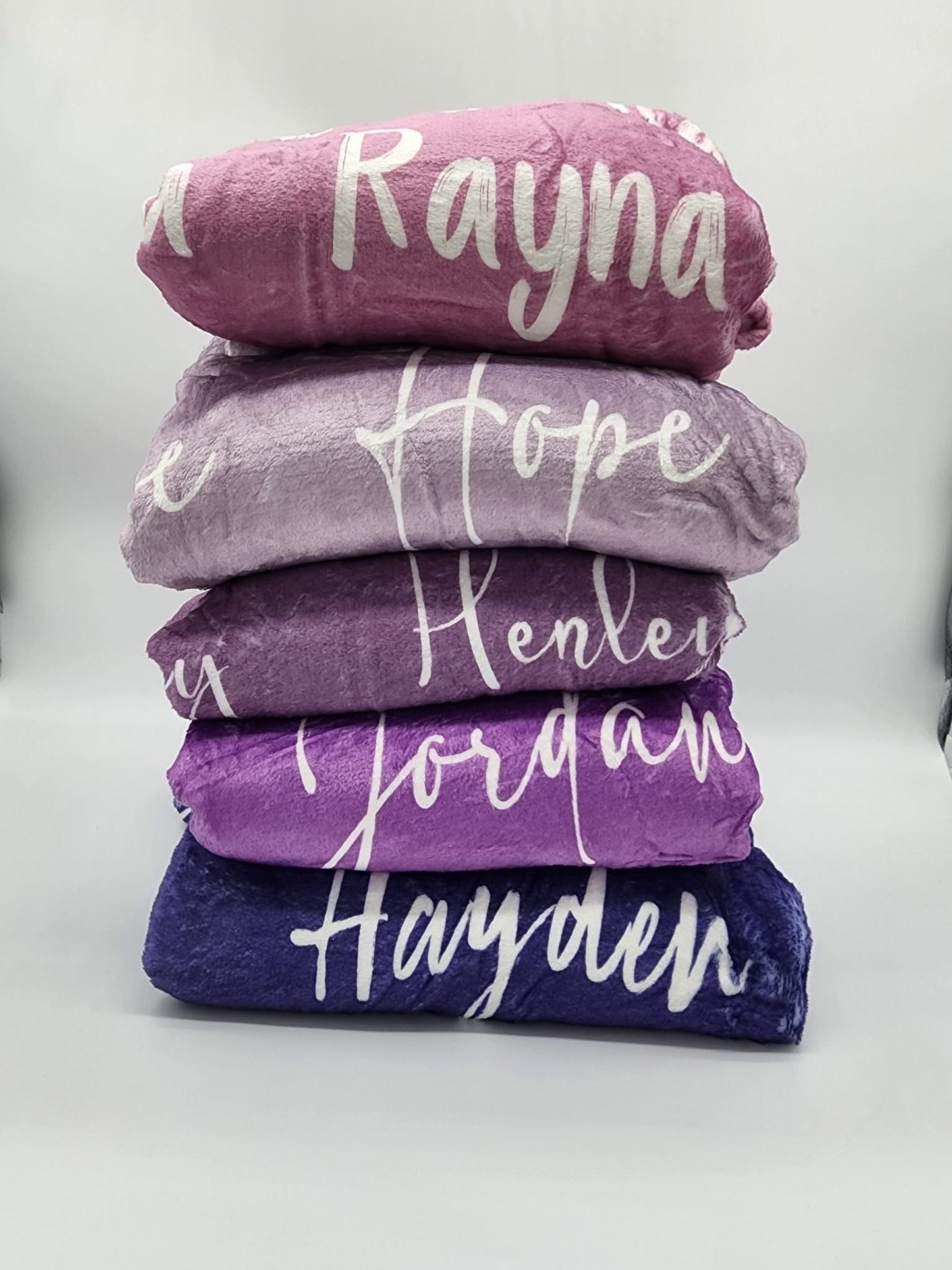 Personalized Name Blankets