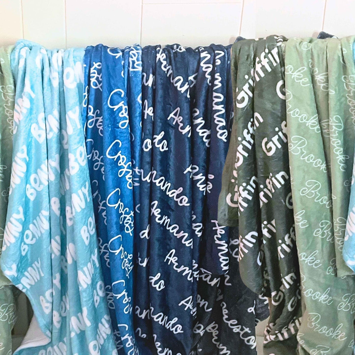 Personalized Name Blankets