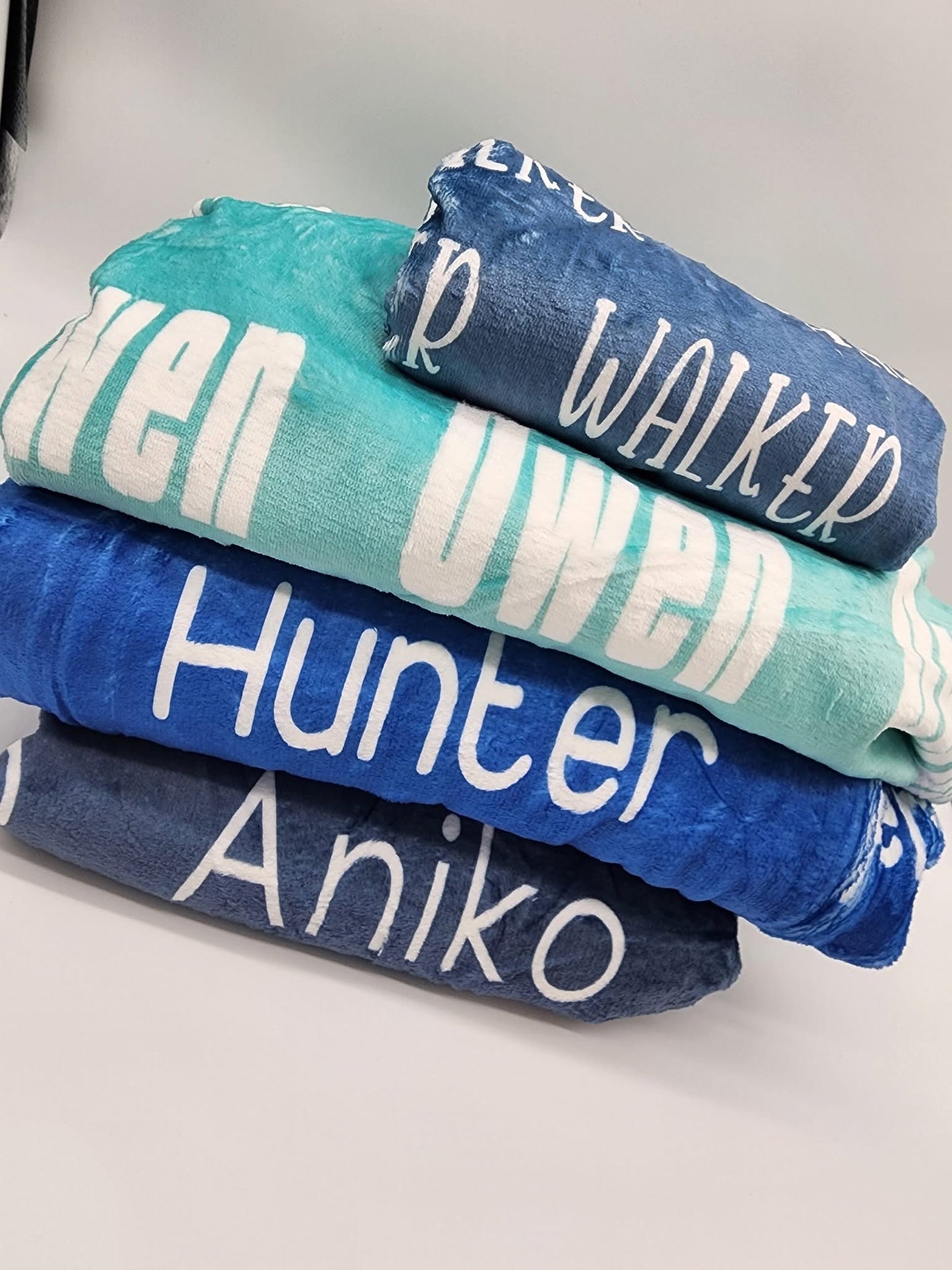 Personalized Name Blankets