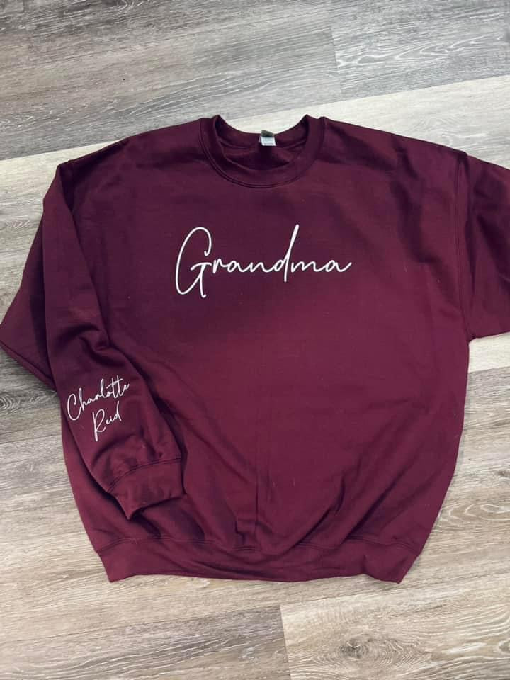 Custom crewnecks