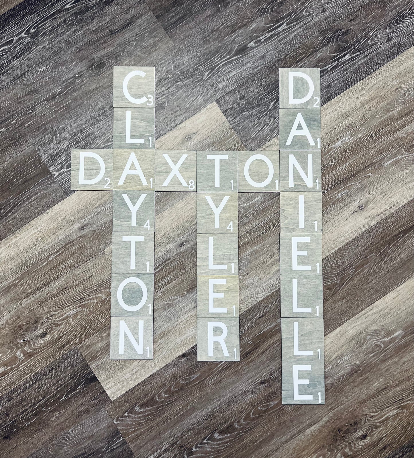 Scrabble Tile Wall Pieces