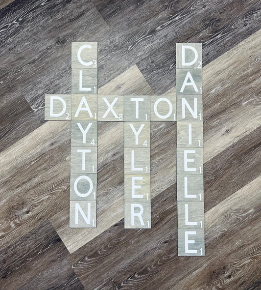 Scrabble Tile Wall Pieces