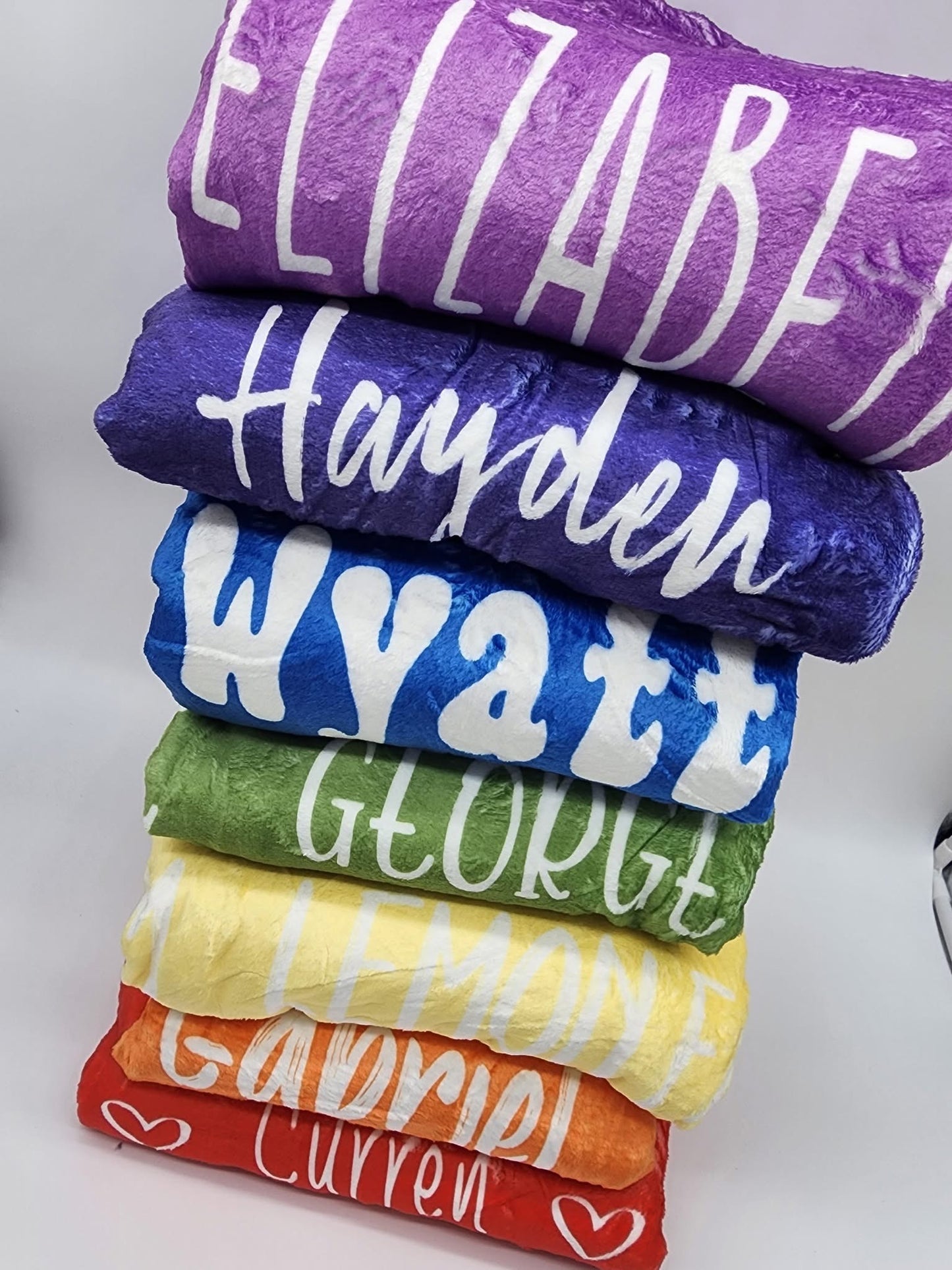 Personalized Name Blankets