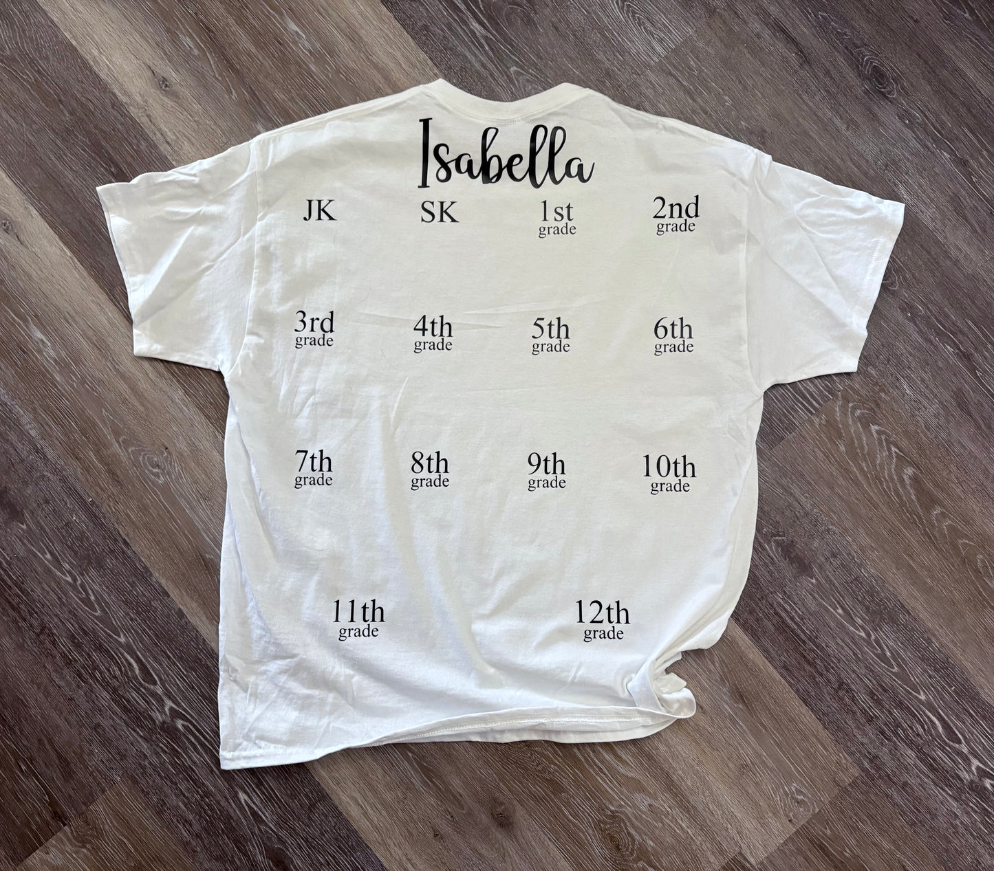 School Handprint shirt