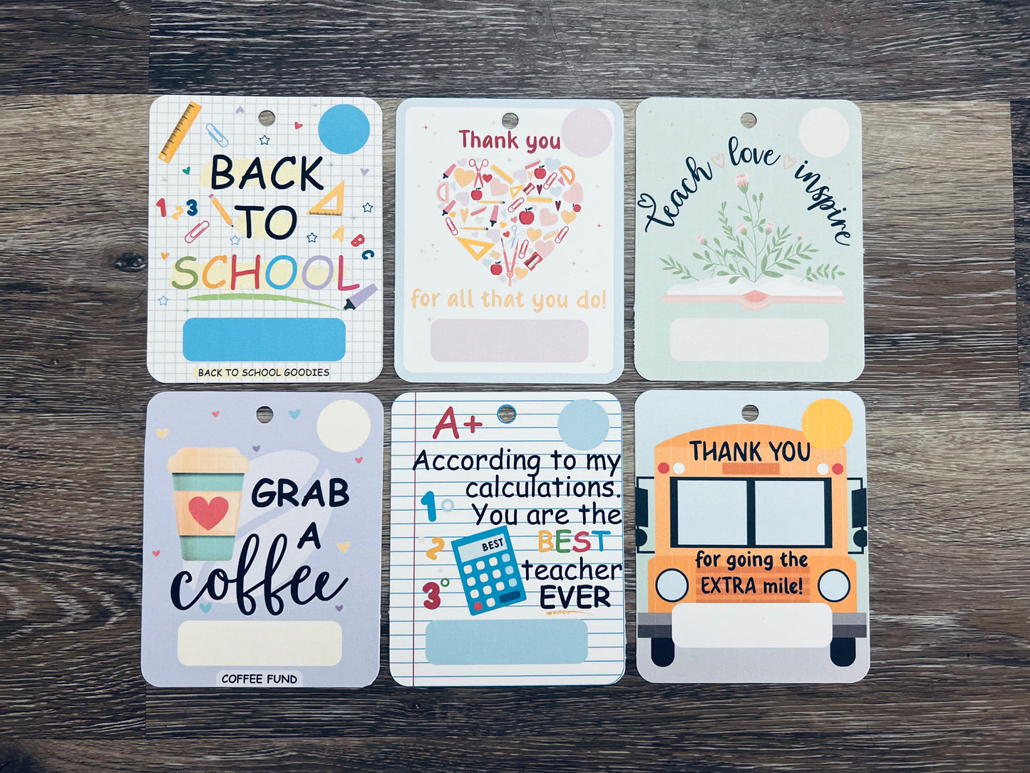 Teacher / bus driver money holders