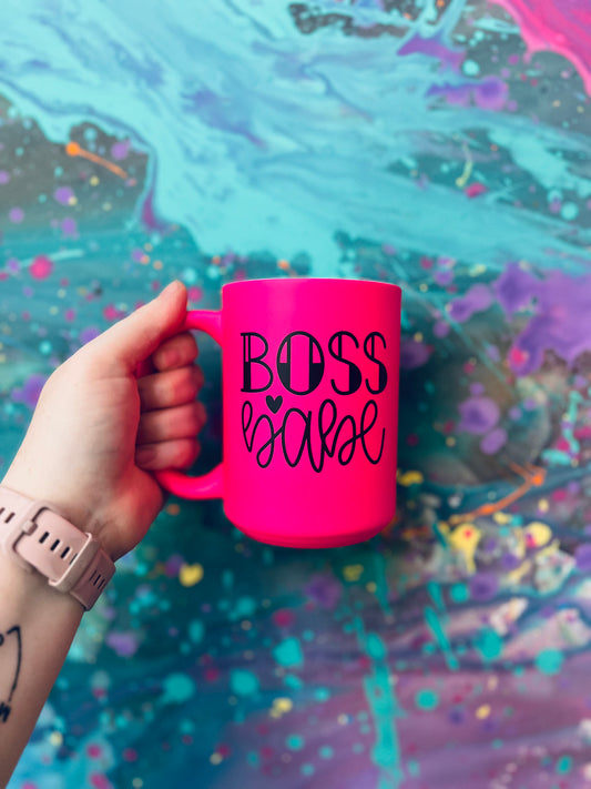 15oz pink mug