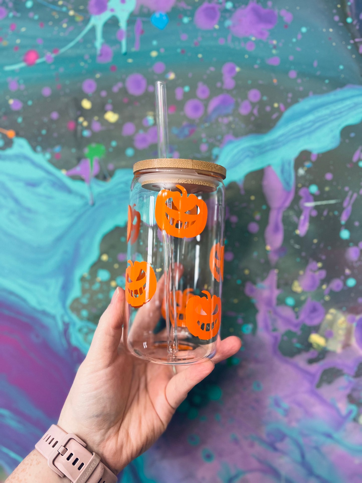 16oz vinyl glass cups