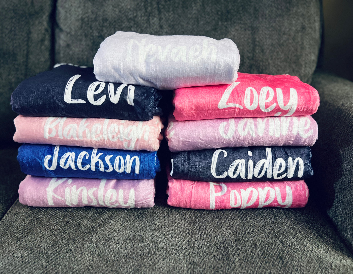 Personalized Name Blankets