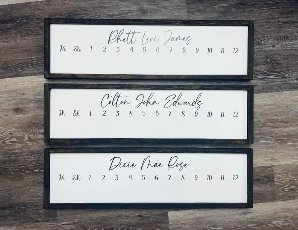 School picture frames