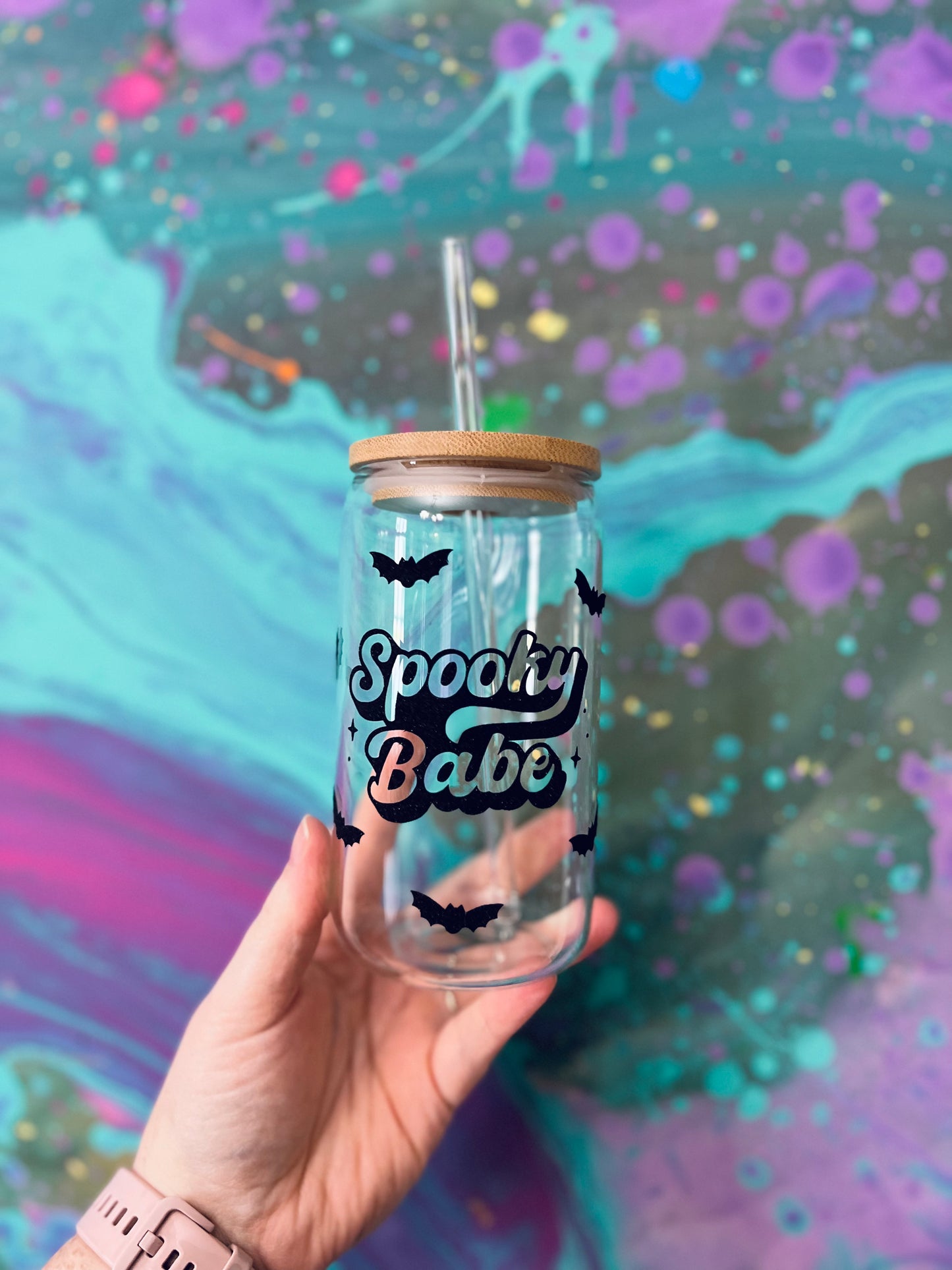 16oz vinyl glass cups