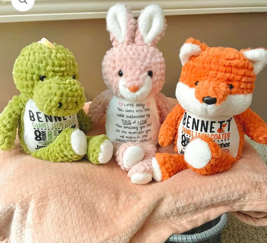 Sublimation plushies