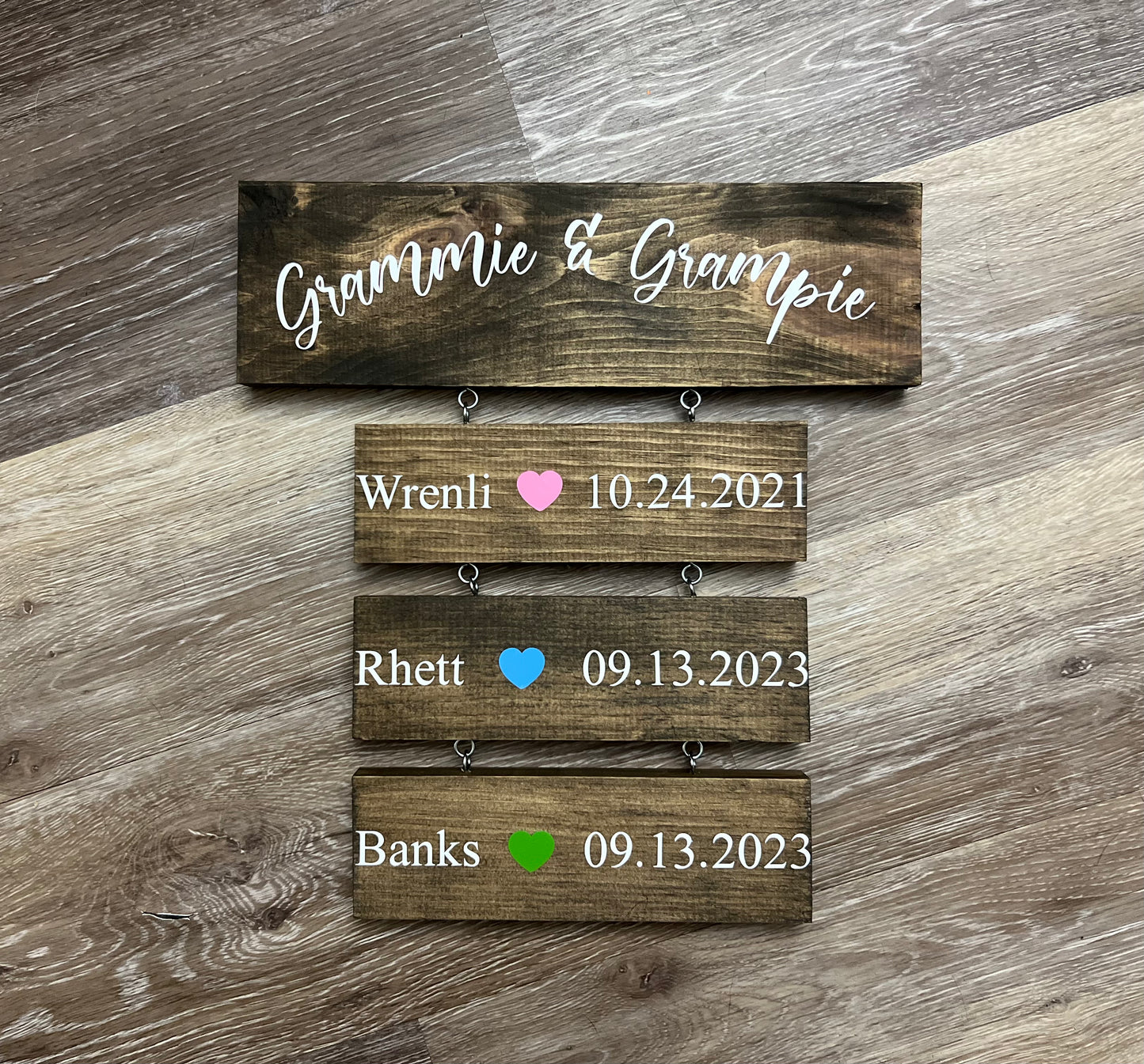 Wooden plaques
