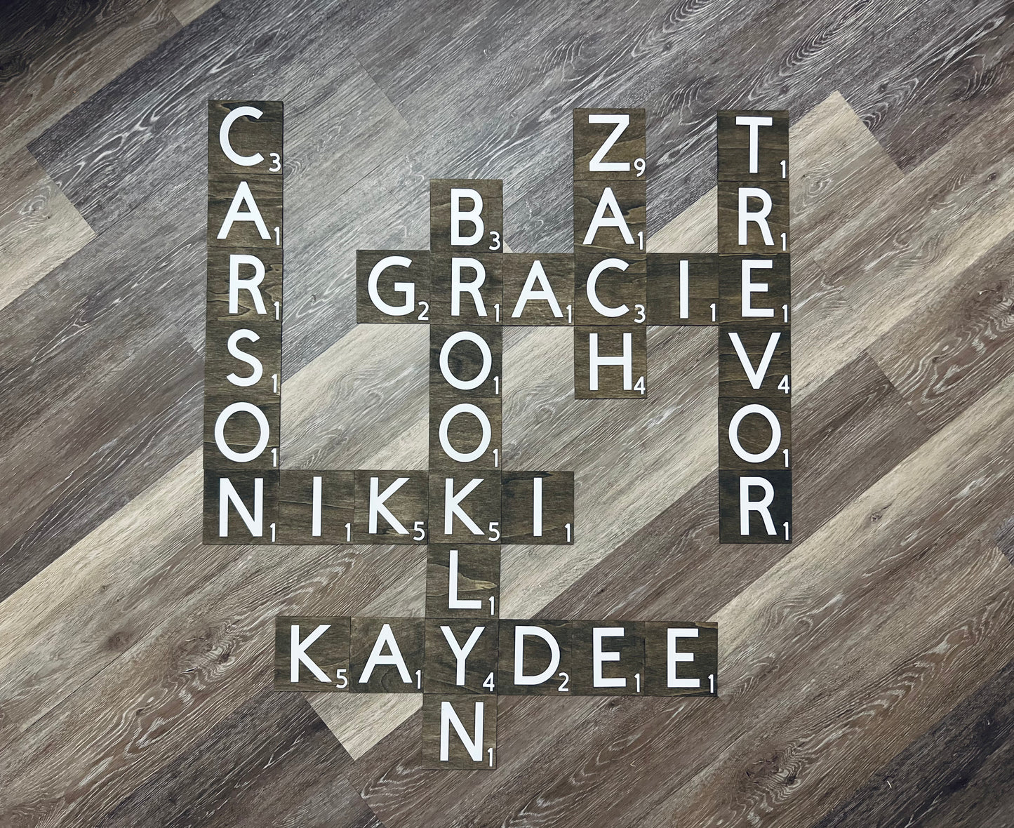 Scrabble Tile Wall Pieces
