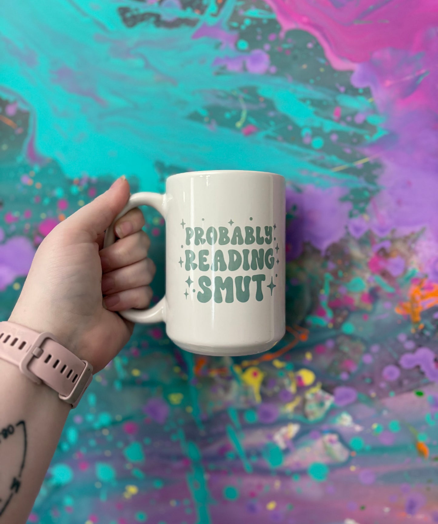 Book theme mugs
