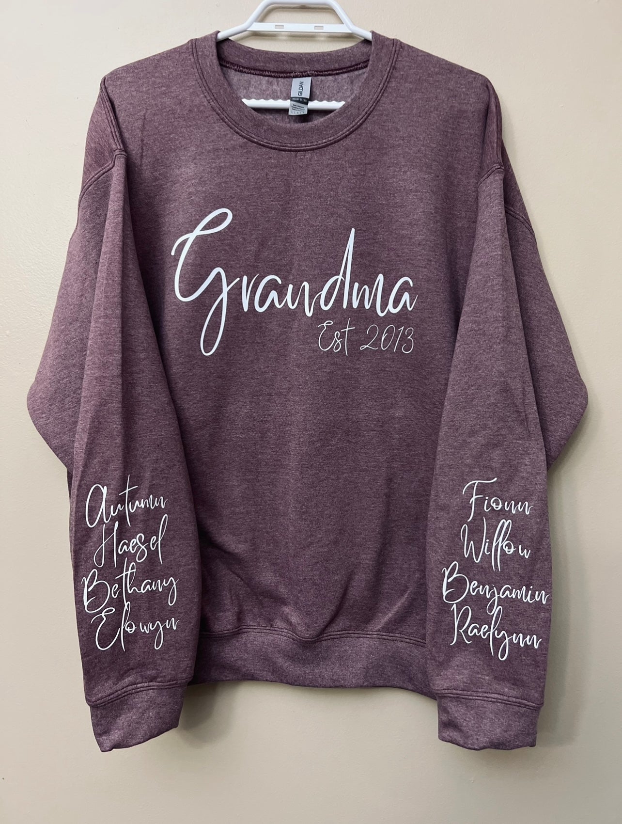 Custom crewnecks