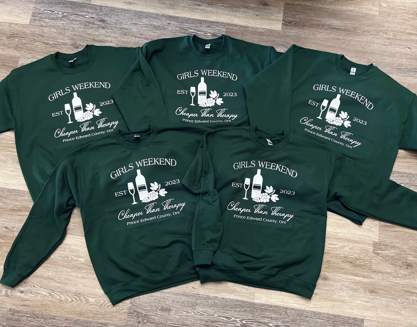 Custom crewnecks