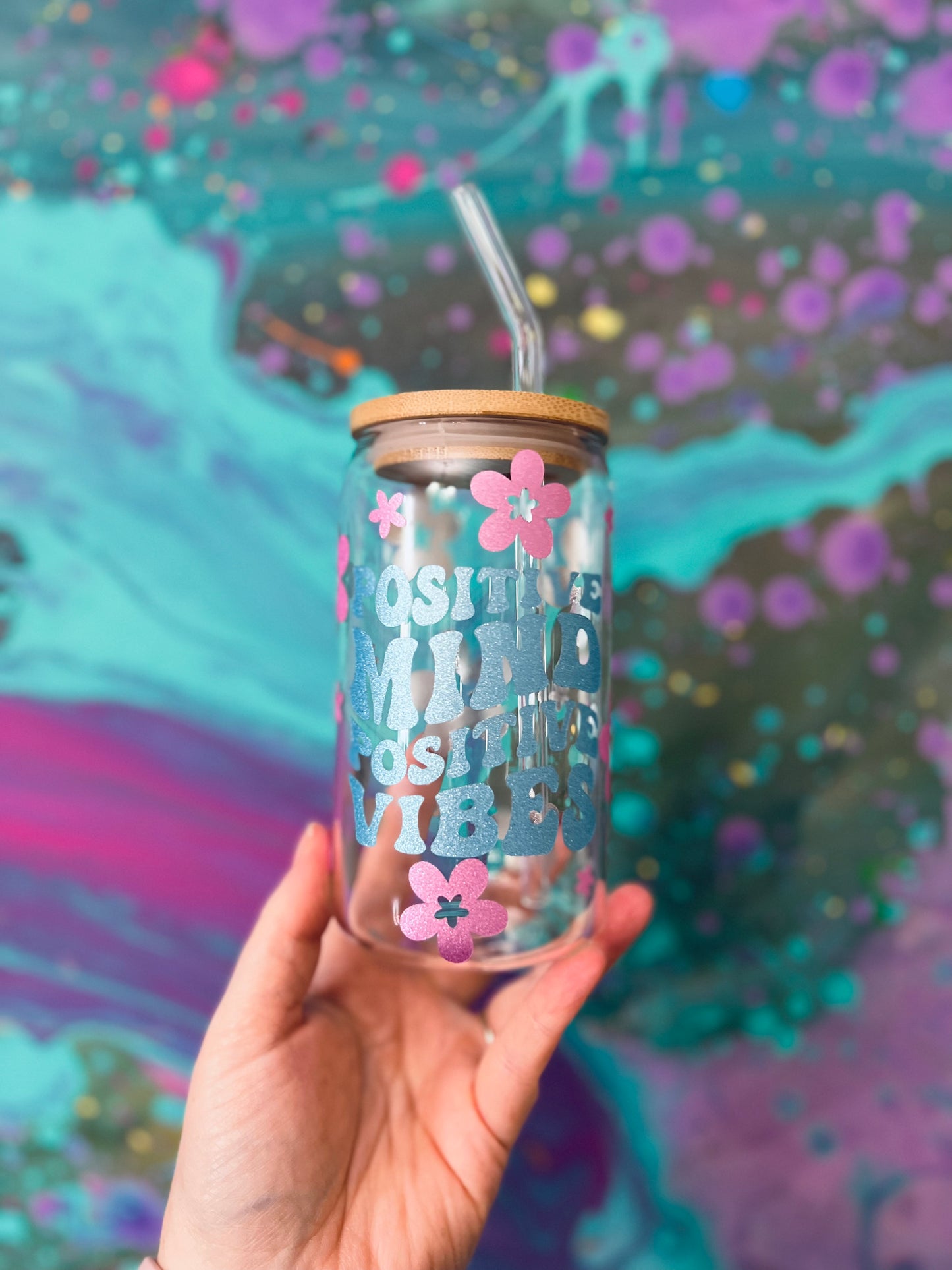 16oz vinyl glass cups