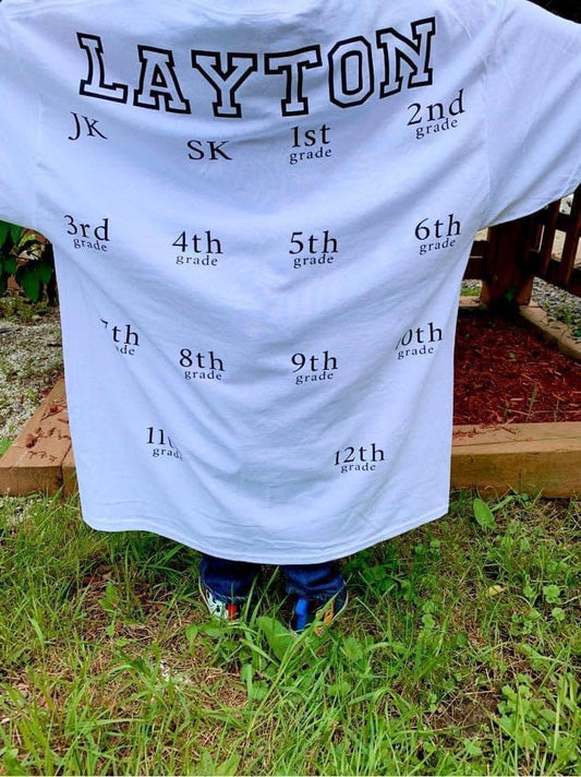School Handprint shirt