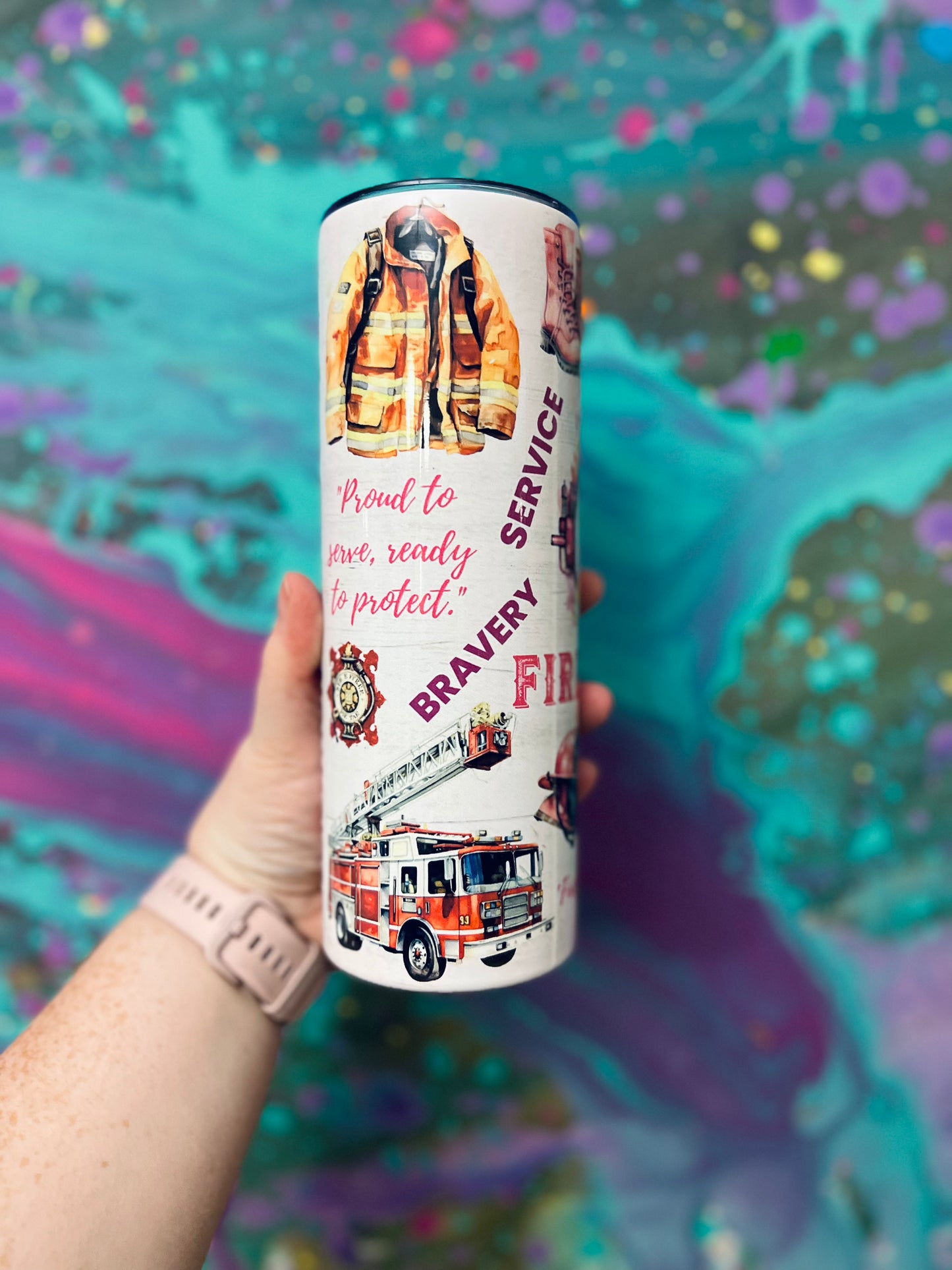 Fire Fighter tumblers