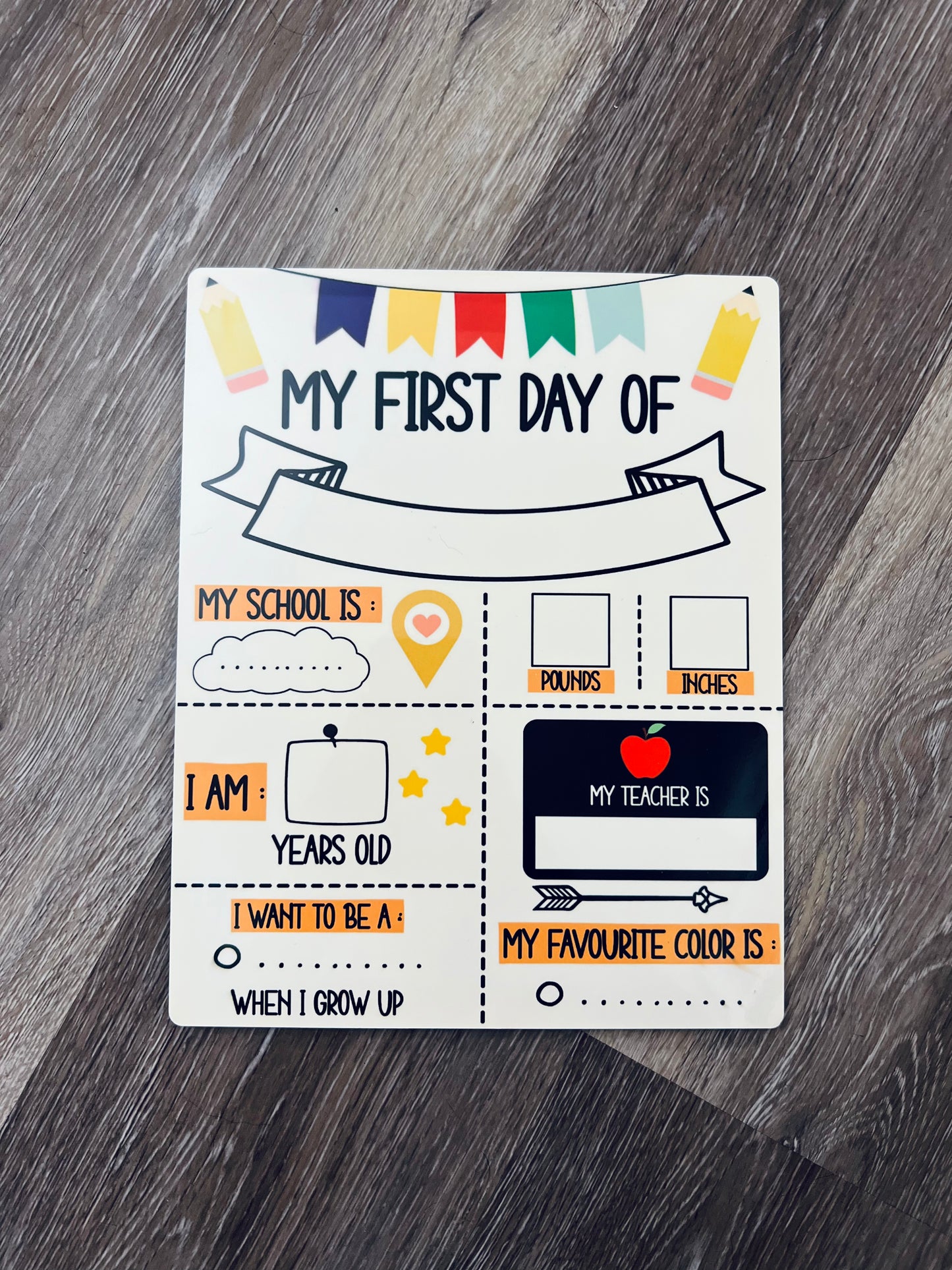 Dry Erase School Boards