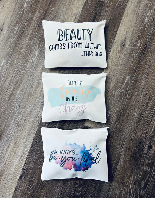 Sublimation makeup bags