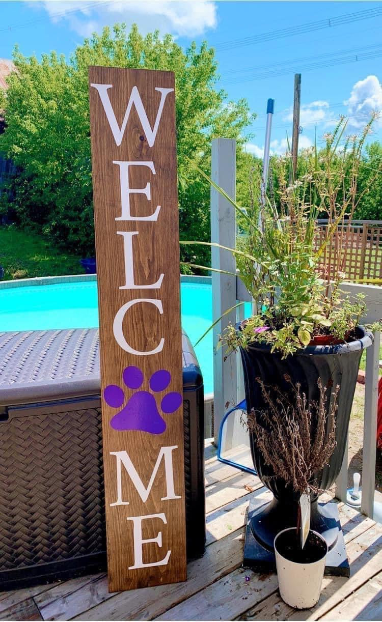 5ft Welcome signs