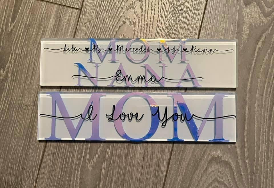 Personalized Glass Plaques
