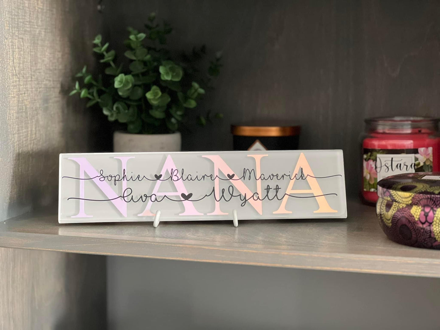 Personalized Glass Plaques