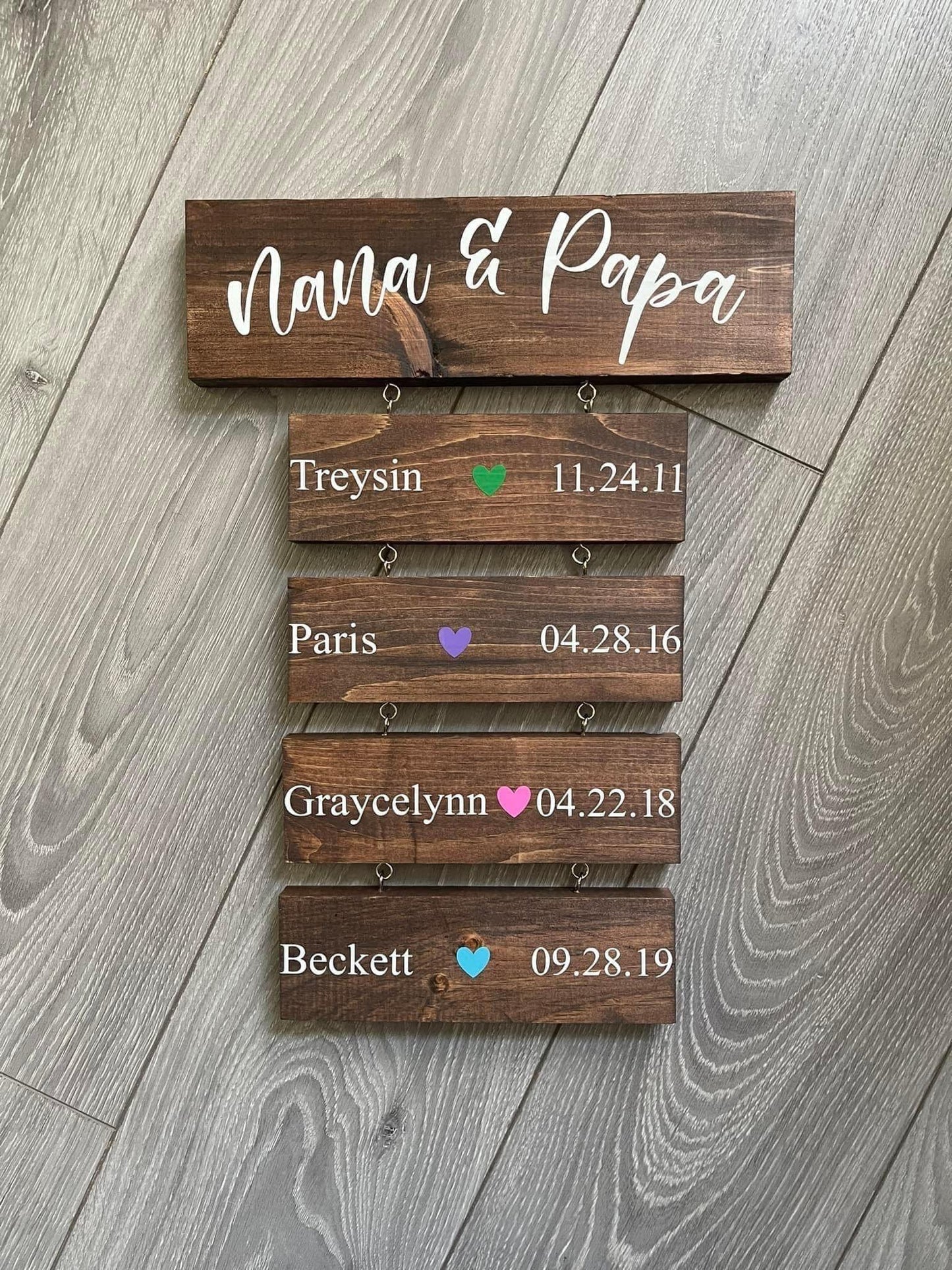 Wooden plaques