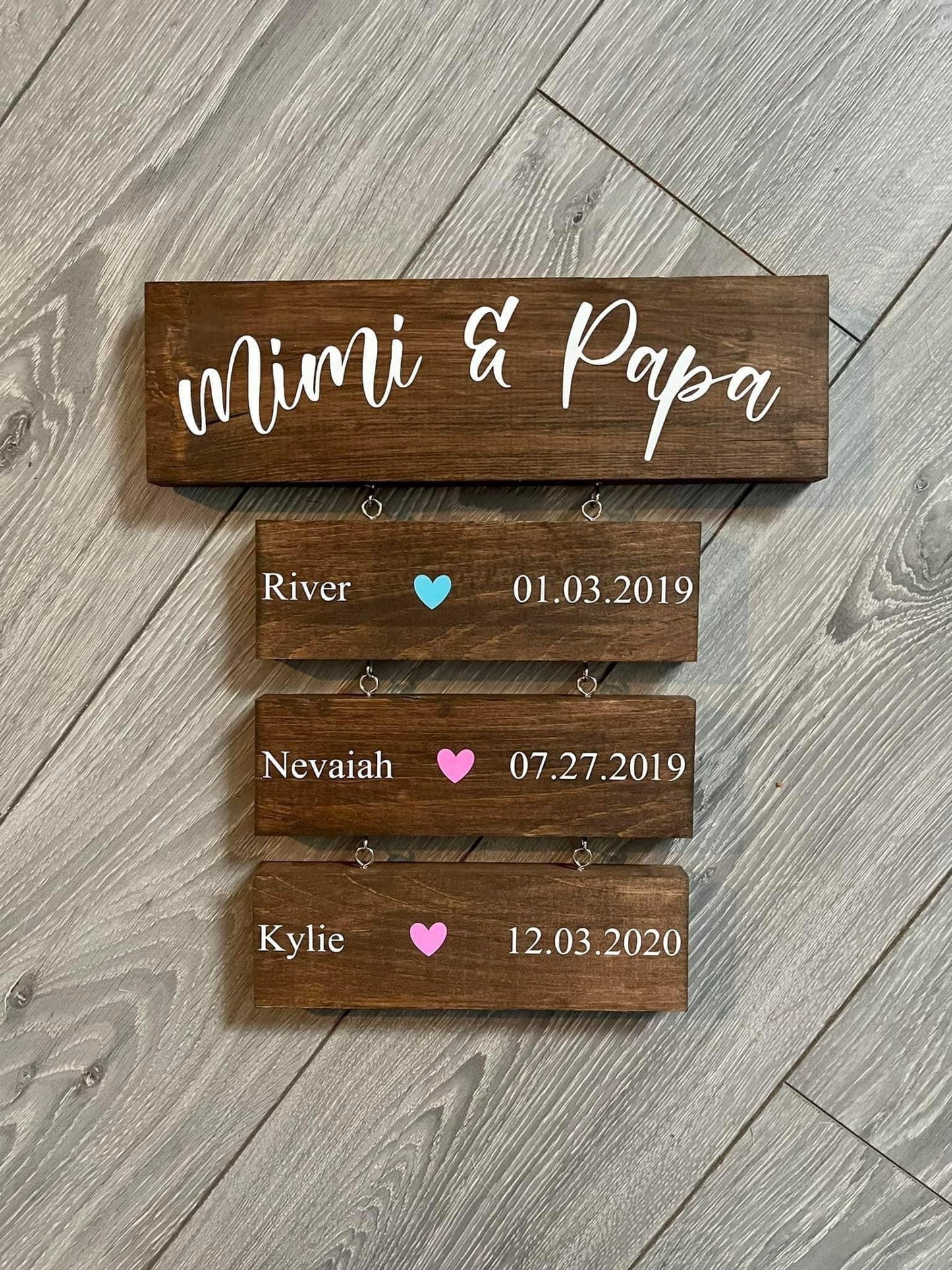 Wooden plaques