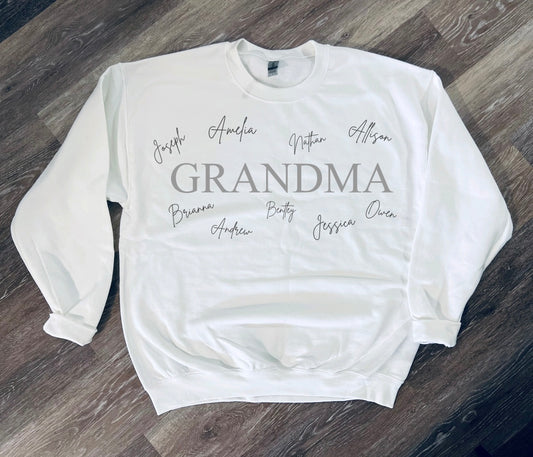 Grandma, Nana crew necks
